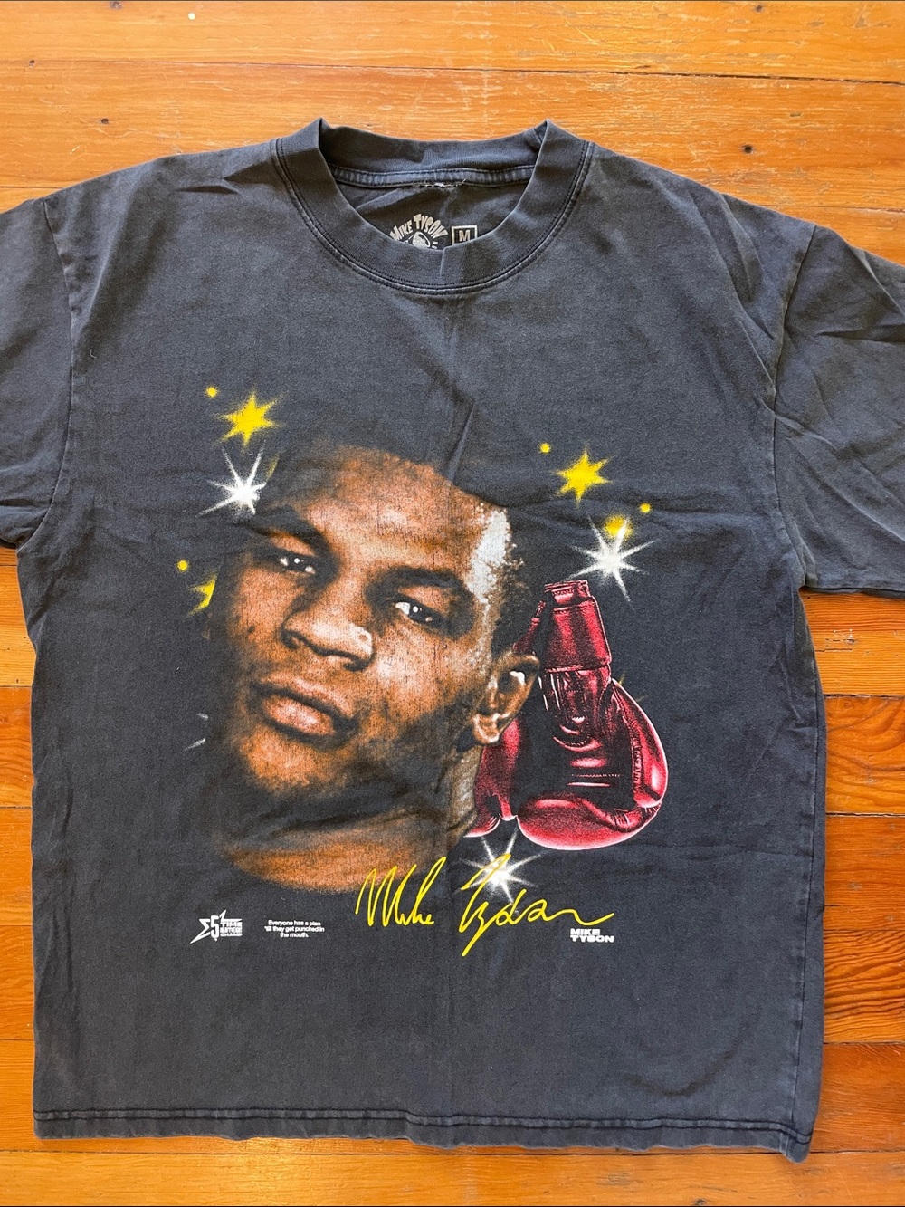 Black Mike Tyson Graphic Short-Sleeve Tee - Men